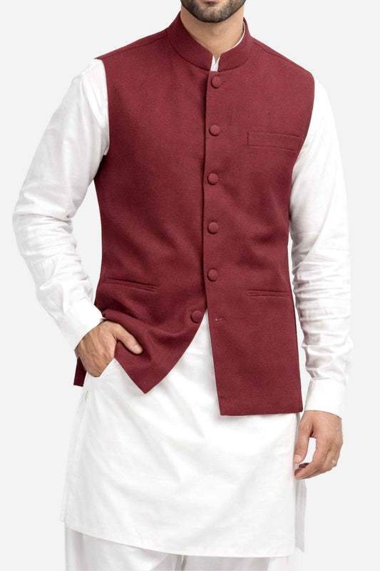 Men's Waist Coat (LIN-896|REG|FOLA)