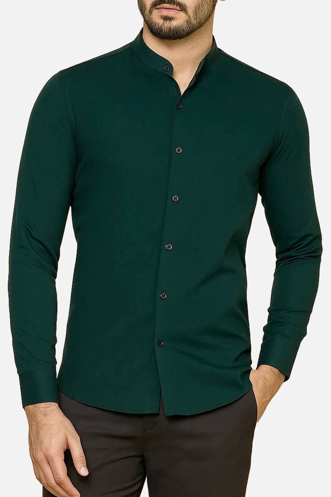 Men's Cotton Viscose Polyester Shirt (PKTBH-6|BND|FOLA)