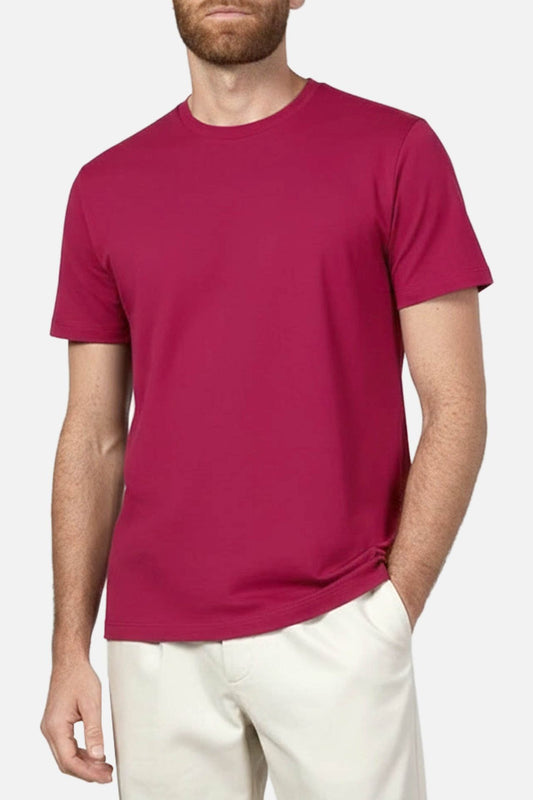Men's Cotton Viscose Polyester T Shirt (PKTBH-7|SLM|FOLA)