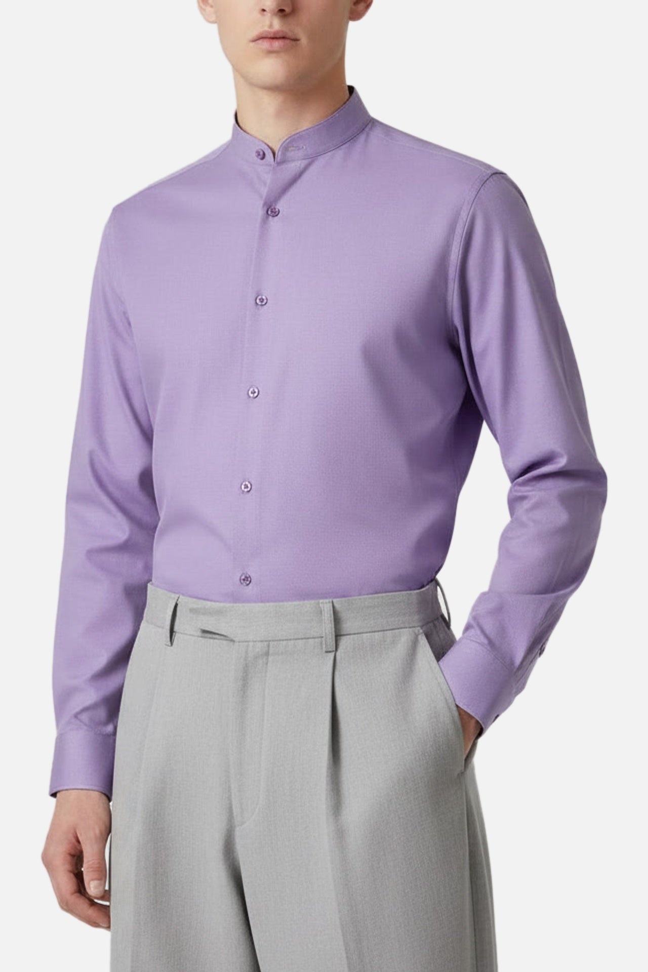 Men's Cotton & Tencel Shirt (PKPV-5|REG|FOLA)
