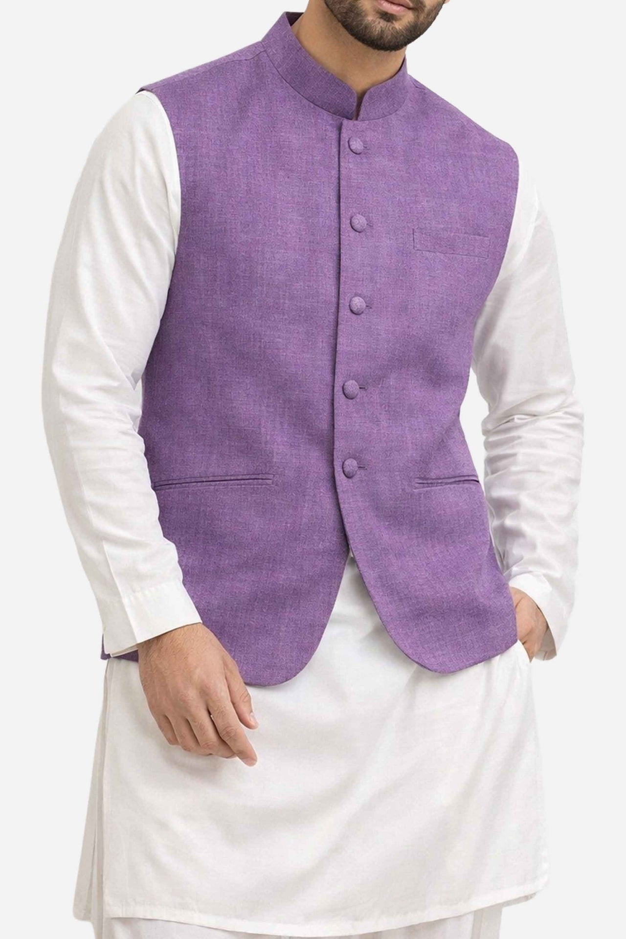 Men's Waist Coat (LIN-860|REG|FOLA)